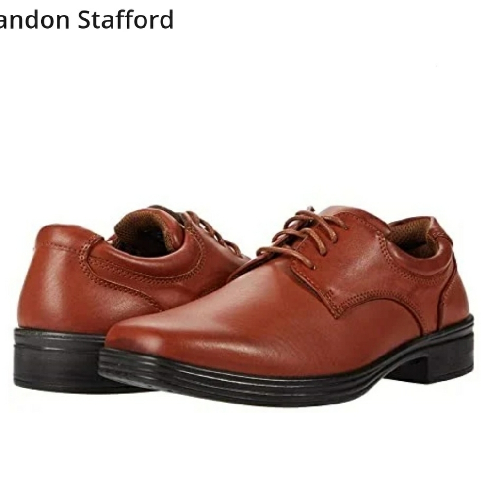 Stafford Landon Oxford Luggage Shoes Size 12 Litle Kids